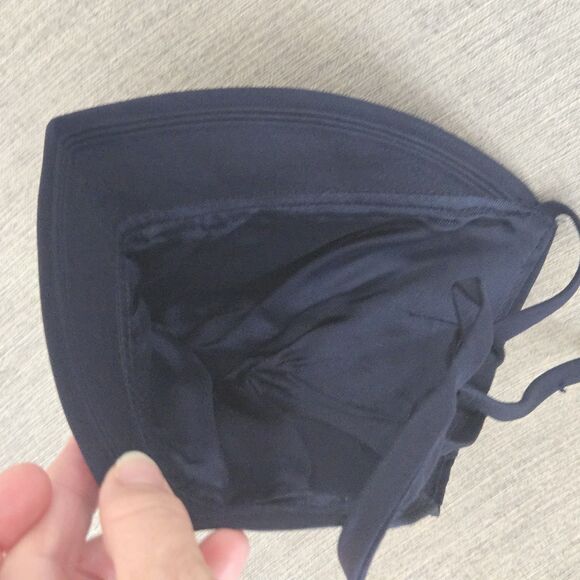 Vintage Infant Coat & Bonnet Set Navy Blue 1950s Double-Breasted Pleated - Picture 11 of 11